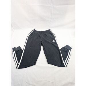 Adidas Track‎ Pants Mens S Small Black/White Training Soccer Athletic